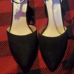 Cato comfort black heels